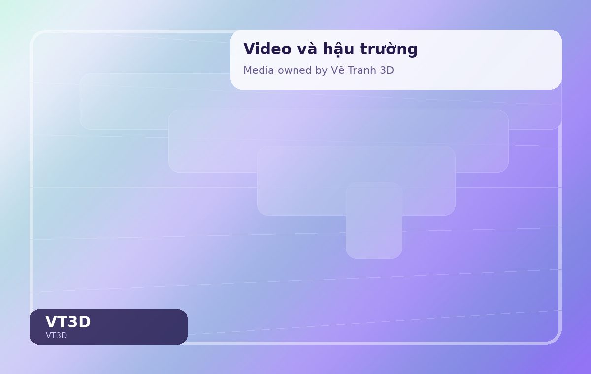 Video và hậu trường trong quy trình tư vấn Vẽ Tranh 3D